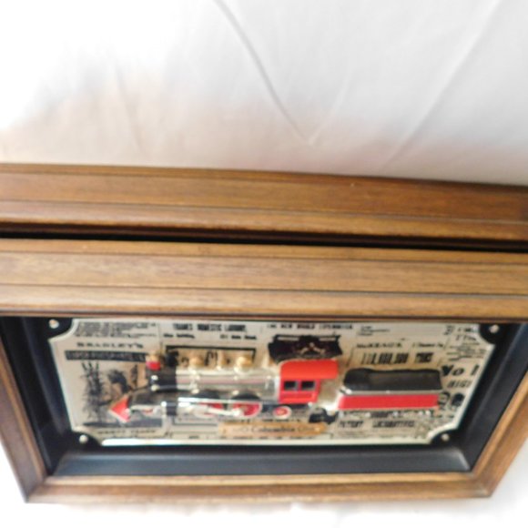 Vintage Intercraft Industries COLUMBIA and DIXIE BELLE Trains Wall Plaques - Picture 10 of 13